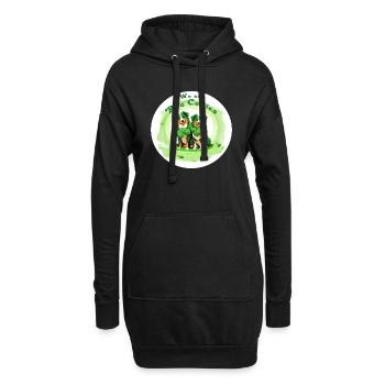 Nous sommes des Bro Collies - Sweat-shirt à capuche long Femme - noir - Devant