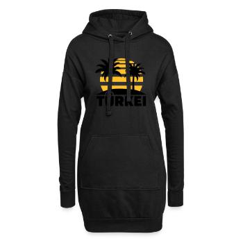 Türkei - Hoodie-Kleid - Schwarz - Vorne