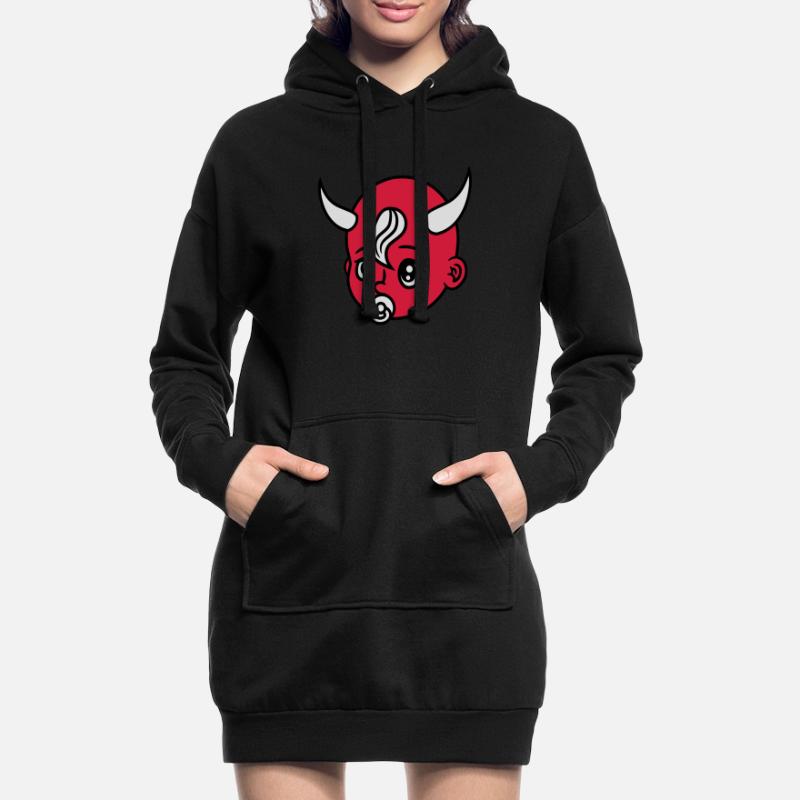 head face evil devil demon hell devil satan crawli Hoodie Dress