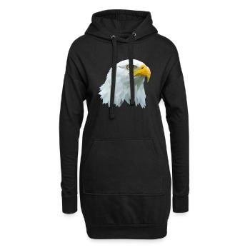 Polyart Adler - Sweat-shirt à capuche long Femme - noir - Devant