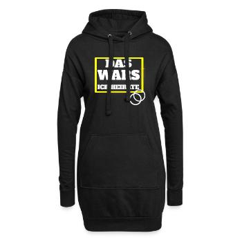 Das Wars - Hoodie-Kleid - Schwarz - Vorne