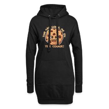 On the cookie! - Denglish Sprüche Denglisch - Hoodie-Kleid - Schwarz - Vorne