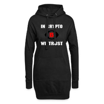 Trading de Bitcoin et d'actions cryptographiques - Sweat-shirt à capuche long Femme - noir - Devant