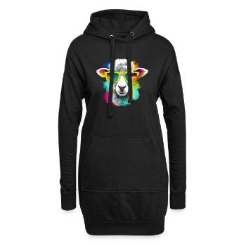 Bool das Schaf - Hoodie-Kleid - Schwarz - Vorne