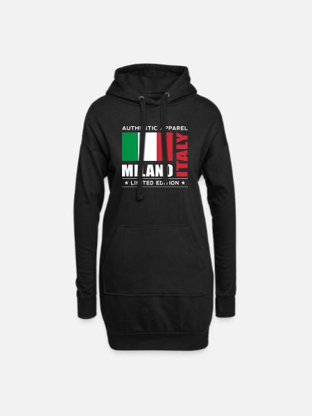 Milano - Hoodie Dress - black