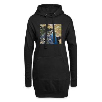 Verzasca - Hoodie-Kleid - Schwarz - Vorne