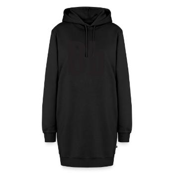 Buchstabe B - Hoodie-Kleid - Schwarz - Vorne - AI Model Female 172 light (172cm)