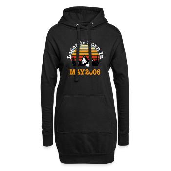Legends Are Born In March 2004 Limited Edition - Hoodie-Kleid - Schwarz - Vorne