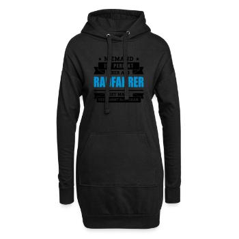Funshirt Radfahrer - Hoodie-Kleid - Schwarz - Vorne