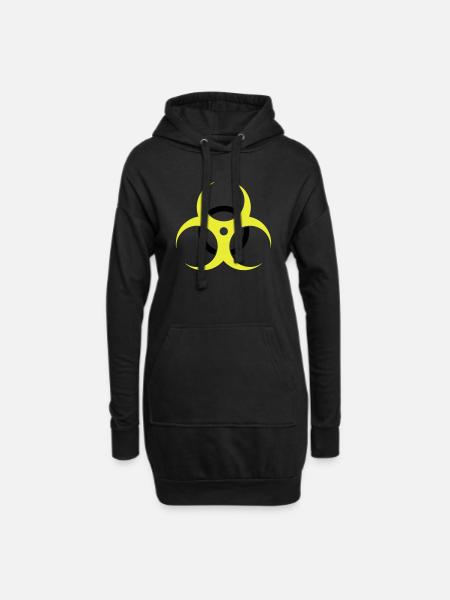 Hazard - Hoodie-Kleid - Schwarz