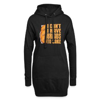 I Can't I Have Breads To Bake Awesome Baker Tee - Hoodie-Kleid - Schwarz - Vorne