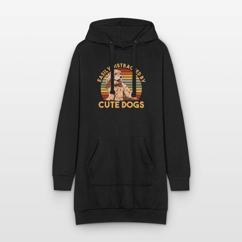 Cockapoo Dog Hoodie Dress