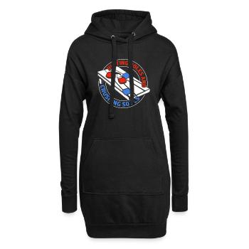 Hitting Holes And Crushing Souls Cornhole Bean Bag - Hoodie-Kleid - Schwarz - Vorne
