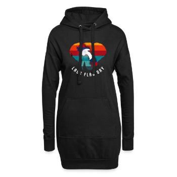 Laos Lao Laotian Flag Elephant Lao I Cadeau - Sweat-shirt à capuche long Femme - noir - Devant