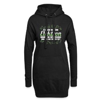 Chemiker Wissenschaft Physik Chemie - Hoodie-Kleid - Schwarz - Vorne