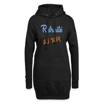RETIREMENT - Hoodie Dress - black - Front