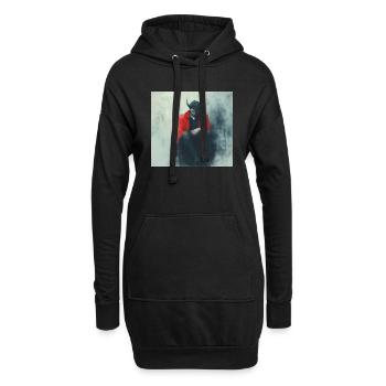Devil - Hoodie Dress - black - Front