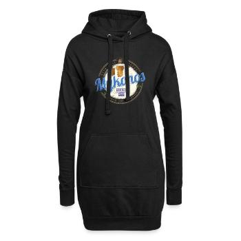 Mykonos Kykladen Inseln Griechenland Souvenir - Hoodie-Kleid - Schwarz - Vorne