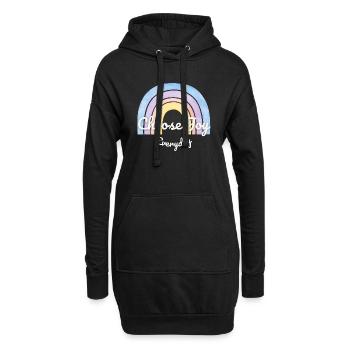 Sag´ja zum Leben - mit Stil! - Hoodie-Kleid - Schwarz - Vorne