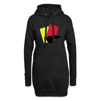 shiri equipment / referee stuff (2c) - Hoodie-Kleid - Schwarz - Vorne