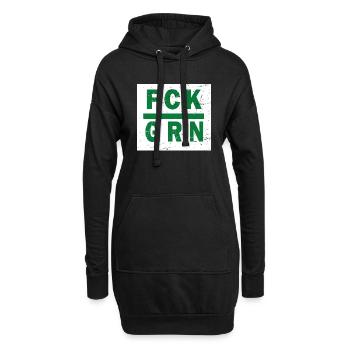 Anti Grünen Kein Bock auf Baerbock FCK GRN T Shirt - Hoodie-Kleid - Schwarz - Vorne