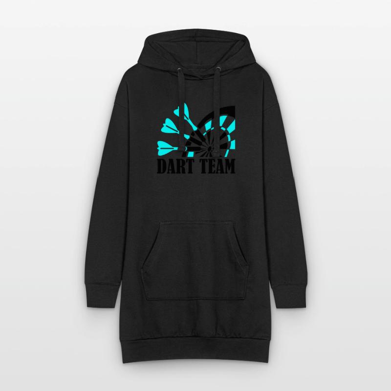 équipe de fléchettes Sweat-shirt à capuche long Femme