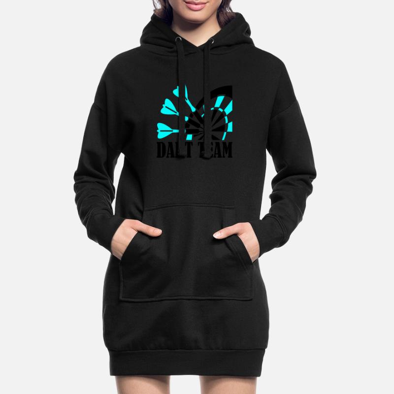 équipe de fléchettes Sweat-shirt à capuche long Femme