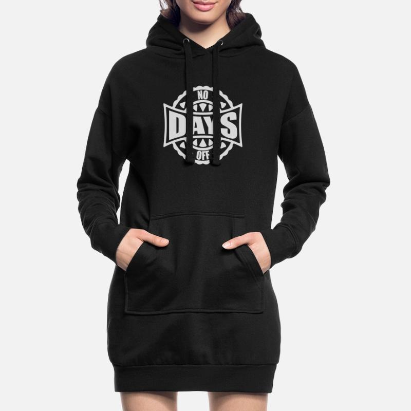 pas de jours de congé devis Sweat-shirt à capuche long Femme