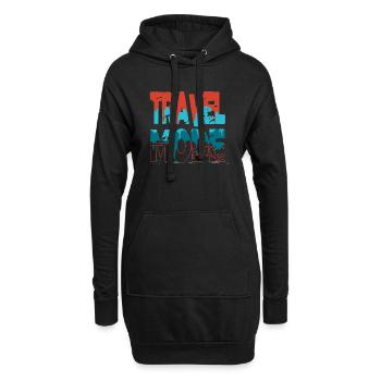 joke bday traveling camping funny funny quote - Hoodie-Kleid - Schwarz - Vorne