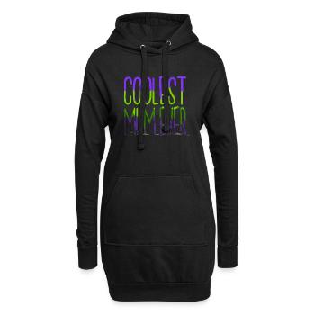 home christmas elf bday one family one team - Hoodie-Kleid - Schwarz - Vorne