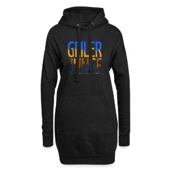 geek spaß geburtstagsgeschenkidee junge spruch - Hoodie-Kleid - Schwarz - Vorne