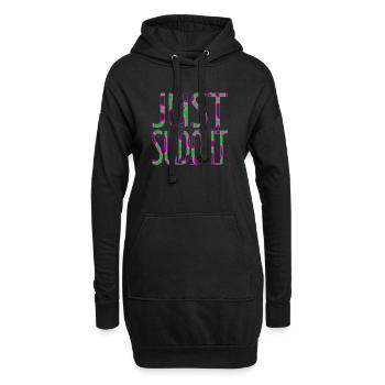 gift idea informatics nurse girl joke jokes bday - Hoodie-Kleid - Schwarz - Vorne