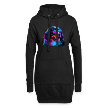 Bernese Mountain Dog Dogs Bernese Mountain Dogs - Hoodie-Kleid - Schwarz - Vorne