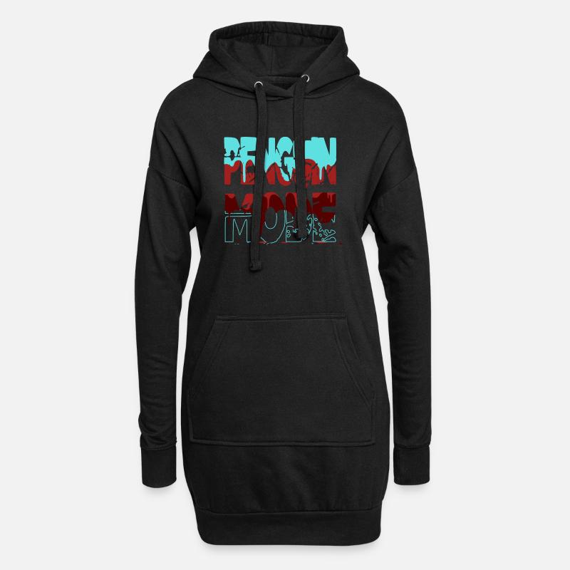 funny statement fun birthday present idea bday - Hoodie-Kleid - Schwarz