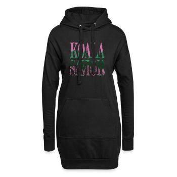 aussie art and design animal lovers gift - Hoodie-Kleid - Schwarz - Vorne