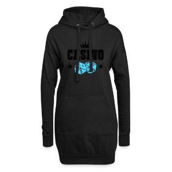 Casino - Sweat-shirt à capuche long Femme - noir - Devant