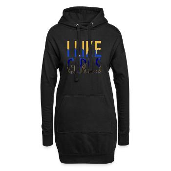 santé mentale idée présente blague geek sont neuf - Sweat-shirt à capuche long Femme - noir - Devant