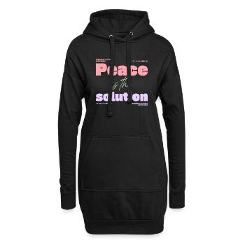 Geistige Gesundheit - Hoodie-Kleid - Schwarz - Vorne