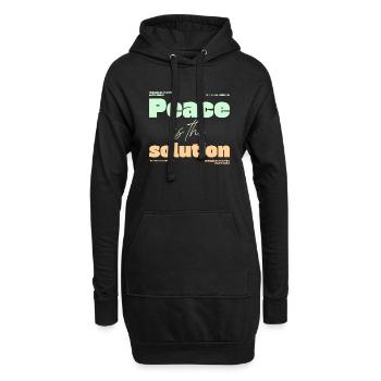 Geistige Gesundheit - Hoodie-Kleid - Schwarz - Vorne