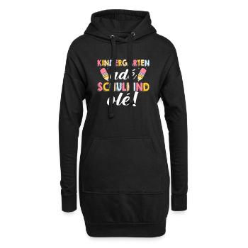 1 Enfant de l’école primaire Rentrée Maternelle Kita E - Sweat-shirt à capuche long Femme - noir - Devant