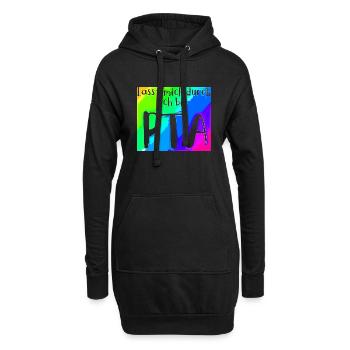 Lasst mich durch in bin PTA - Hoodie-Kleid - Schwarz - Vorne