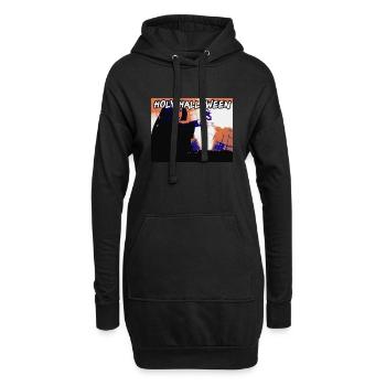 holy halloween,halloween, nonne, film, spinne - Hoodie-Kleid - Schwarz - Vorne