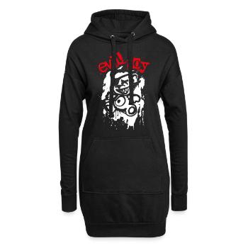Evil Toy - Hoodie-Kleid - Schwarz - Vorne