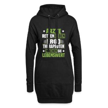 Ergotherapie Ergotherapeut Ergotherapeutin - Hoodie-Kleid - Schwarz - Vorne