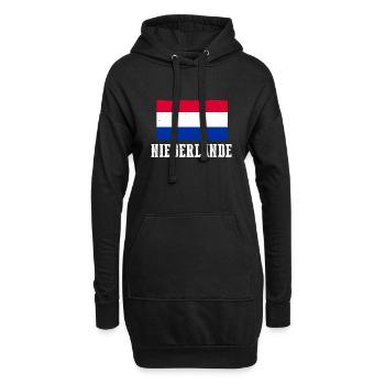 Pays-Bas Pays-Bas - Sweat-shirt à capuche long Femme - noir - Devant
