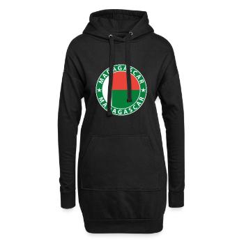 Madagaskar - Hoodie-Kleid - Schwarz - Vorne