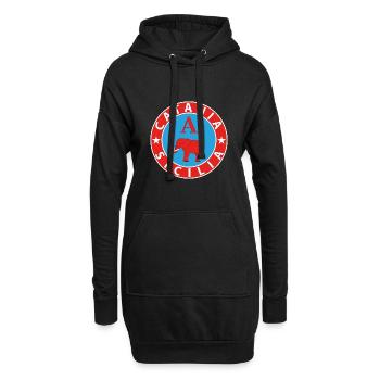Catania - Hoodie-Kleid - Schwarz - Vorne