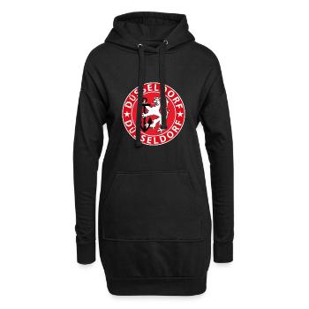 Dusseldorf - Sweat-shirt à capuche long Femme - noir - Devant