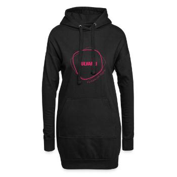 Vulvarei - It's Vulva. Not Vagina 2.0 - Hoodie-Kleid - Schwarz - Vorne