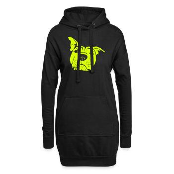 American Staffordshire Terrier - Sweat-shirt à capuche long Femme - noir - Devant